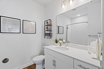 Bathroom with Modern Finishes